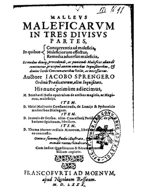 Malleus Maleficarum cover image.