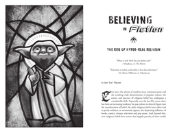 Believing in Fiction: The Rise of Hyper-Real Religion (Darklore, Volume 8) cover image.