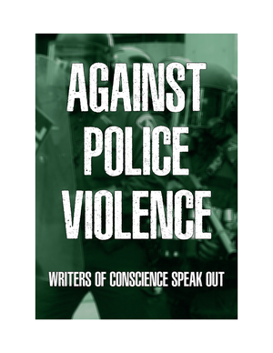 Against Police Violence cover image.