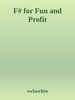 F# for Fun and Profit cover image.