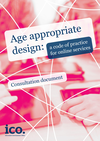 Cover of Age appropriate design: a code of practice for online services
