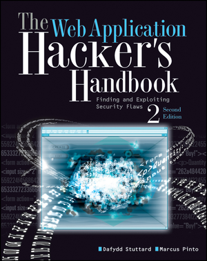 The Web Application Hacker's Handbook cover image.