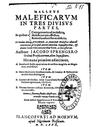 Cover of Malleus Maleficarum