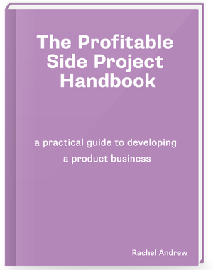 The Profitable Side Project Handbook cover image.