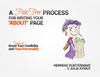 Cover of A Pain Free Process For Writing Your About Page