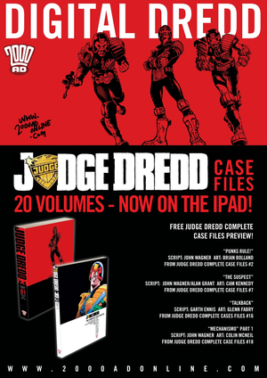 Judge Dredd - Case Files Preview cover image.