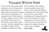 Village Witch Post cover