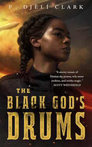 The Black God’s Drums cover image.