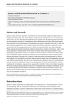 Cover of James and psychical research in context.
