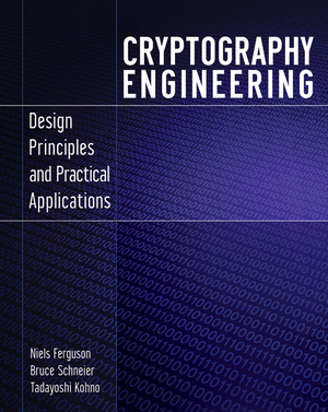 Cryptography Engineering: Design Principles and Practical Applications cover image.