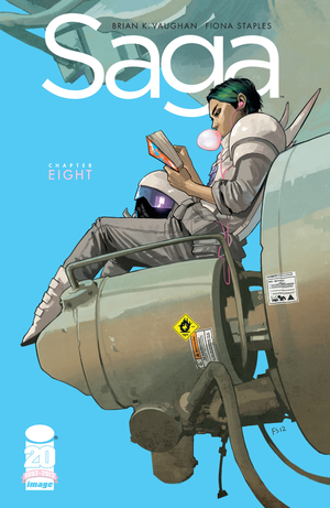 Saga #8 cover image.