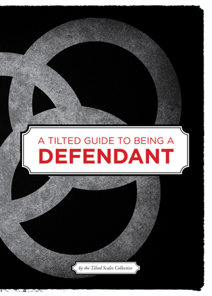 A Tilted Guide to Being a Defendant cover image.