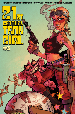 21st Century Tank Girl, Issue 3 cover image.