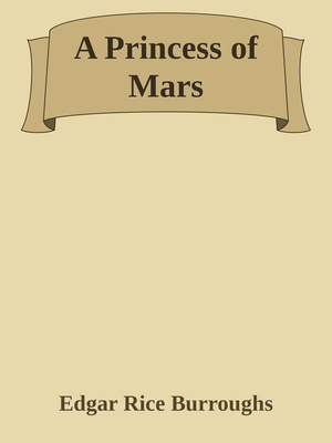 A Princess of Mars cover image.