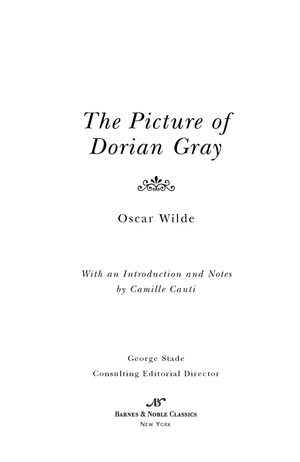 Picture of Dorian Gray (Barnes & Noble Classics Series) cover image.