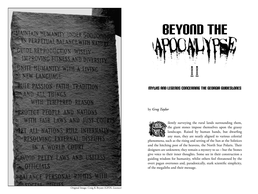 Beyond the Apocalypse: Myths and Legends Concerning the Georgia Guidestones (Darklore, Volume 4) cover image.