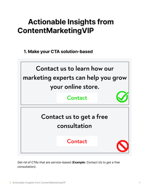 Insights From Contentmarketing VIP cover image.