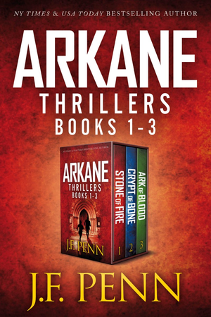 ARKANE Thriller Box-Set 1: Stone of Fire, Crypt of Bone, Ark of Blood cover image.