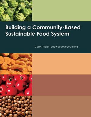 Building A Community Based Sustainable Food System Case Studies And Recommendations cover image.