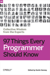 97 Things Every Programmer Should Know cover