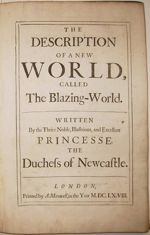 The Description of a New World, Called The Blazing-World cover image.
