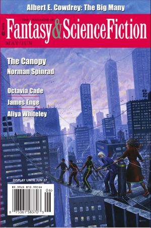 The Magazine of Fantasy & Science Fiction, May/Jun 2022 cover image.
