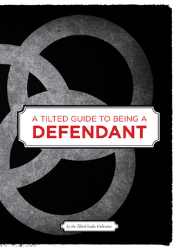 A Tilted Guide to Being a Defendant cover image.