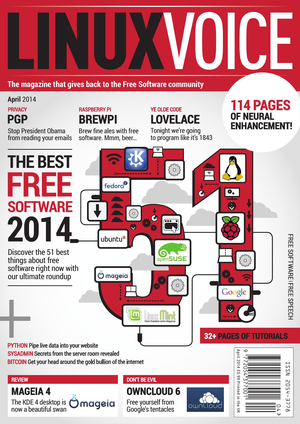 Linux Voice Issue 001 cover image.