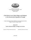 Cover of Child Witch-Hunt, Black Magic And Religion in the Democratic Republic of Congo