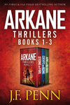 Cover of ARKANE Thriller Box-Set 1: Stone of Fire, Crypt of Bone, Ark of Blood